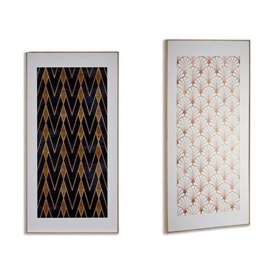 Canvas Gift Decor Geometrisch 61,5 x 3 x 121,5 cm (2 Stuks) Canvas Gift Decor Geometrisch 61,5 x 3 x 121,5 cm (2 Stuks)
