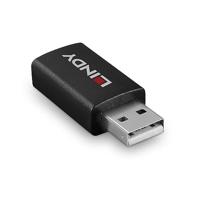 Lindy USB 2.0 Type A naar A Data Blocker met Batterij Opladen 1.2 - thumbnail