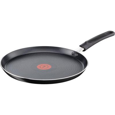 Tefal Kookgerei Tefal simplicity+ pannenkoekpan 25 cm zwart Tefal Kookgerei Tefal simplicity+ pannenkoekpan 25 cm zwart