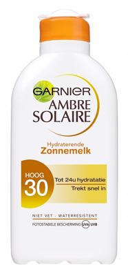 Garnier Ambre Solaire Hydraterende Zonnebrandcrème Factor 30 - 200 ml