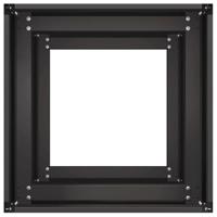 Plantenbak 40x40x80 cm koudgewalst staal zwart - thumbnail