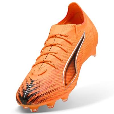 PUMA Ultra 6 Pro Gras / Kunstgras Voetbalschoenen (MG) Oranje Zwart Zilver