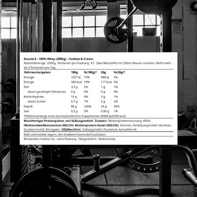 100% Whey - Stacker 2 | Stacker 2 | 2000g 100% Whey - Stacker 2 | Stacker 2 | 2000g