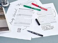 Pilot Fineliner V-Sign Pen groen - thumbnail