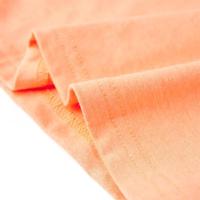 Kindershirt met korte mouwen 128 neonoranje - thumbnail