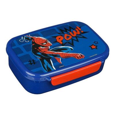 Undercover Spiderman lunchbox blauw/rood Undercover Spiderman lunchbox blauw/rood