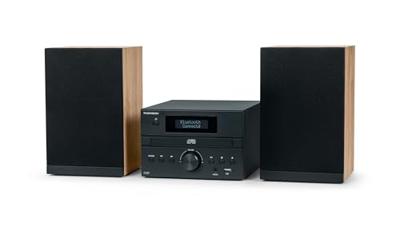 Thomson Micro Bluetooth radio CD MP3 zwart / hout versie Dab+