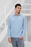 Pure Path Own The Journey Knitwear Polo Sweater Heren Lichtblauw - Maat S - Kleur: Lichtblauw | Soccerfanshop - thumbnail
