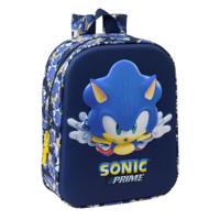 Schoolrugzak Sonic City Blauw 22 x 27 x 10 cm - thumbnail