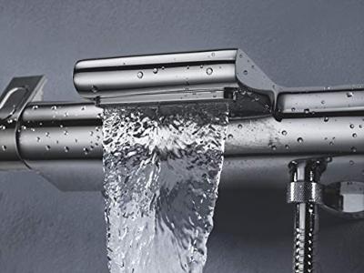 GROHE Grohtherm 2000 badkraan thermostatisch met tray chroom 34464001 - thumbnail