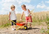 Rolly Toys Kruiwagen metaal rood - thumbnail