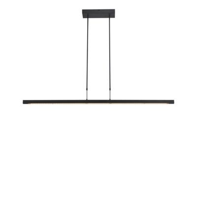 Masterlight Hanglamp eettafel - kantoorReal 3 130cm zwart - 2976-81-S-P-DW
