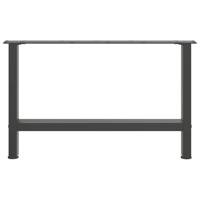 Salontafelpoten 2 st 70x(42-43) cm staal antraciet - thumbnail