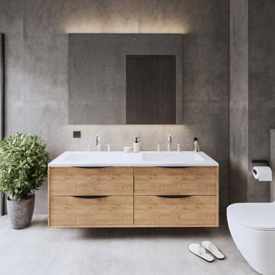 Onderkast Gliss Design Eleganz Hera Zwart 120 cm 2 Lades Oak Classic Gliss Design