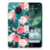 Nokia 7.2 | 6.2 TPU Case Butterfly Roses - thumbnail