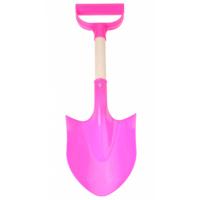 Yello schep kunststof/hout roze 48 cm - thumbnail