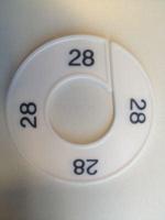 Maatring wit/zwart 28 - thumbnail