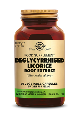 Solgar Deglycyrrhised Licorice (Zoethout) Root Extract Capsules