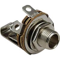 BKL Electronic 072314 Jackplug 3,5 mm Bus, inbouw verticaal Aantal polen: 2 Mono Zilver 1 stuk(s) - thumbnail