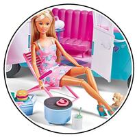 Bambola modello 29cm Steffi love e il suo camper che si apre - thumbnail