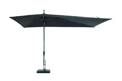 Grote Zweefparasol Asymetrique Windbestendig 360x220 cm Grijs van Madison Grote Zweefparasol Asymetrique Windbestendig 360x220 cm Grijs van Madison