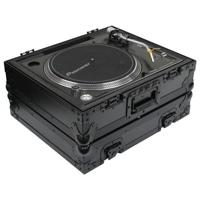 Odyssey FZ1200BL flightcase voor Technics 1200-stijl draaitafels zwart - thumbnail