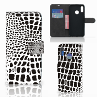 Honor 10 Lite Telefoonhoesje met Pasjes Slangenprint - thumbnail