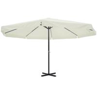 Parasol Samos 500 cm aluminium wit - thumbnail