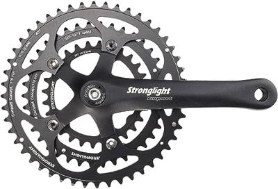 STRONGLIGHT crankstel "impact" crankset strongl.impact 28/38/48t black