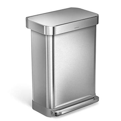 Simplehuman Afvalemmer Liner Pocket 55 liter (zilver)