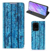 Samsung Galaxy S20 Ultra Book | Wallet Case | Wood Blue - thumbnail