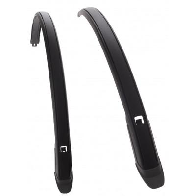 Messingschlager M-wave mud max ii f+r spatbord set 28" kunststof zwart 45 mm.