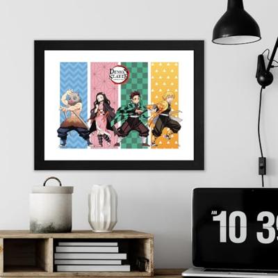 Demon Slayer Framed Print - Group