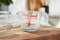 Pyrex Maatbeker glas 250ml Ø9cm - thumbnail