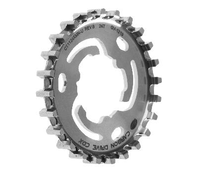 Gates cdx achtertandwiel 24 tands bl 45,5 shimano/sa