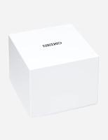 Seiko SWR064P1 staal-leder goudkleurig-bruin 27,9 mm - thumbnail