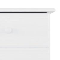 Dressoir ALTA 77x35x73 cm massief grenenhout wit - thumbnail