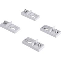 Fibox WMKQ10S Wandhouder Grijs-wit (RAL 7035) 1 set(s) - thumbnail