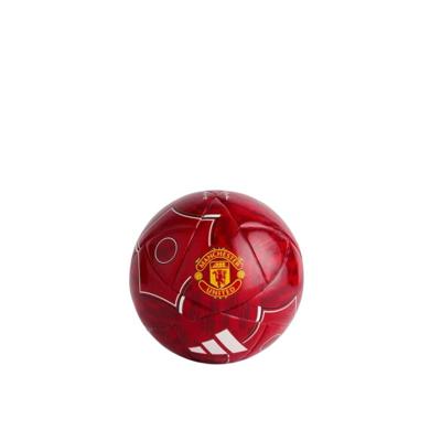 adidas Manchester United Mini Voetbal Maat 1 2025-2026 Rood Wit Zwart