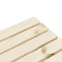 2-delige Loungeset massief vurenhout - thumbnail