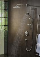 Hansgrohe Raindance select p 1jet powderrain hoofddouche met douchearm chroom 27607000 - thumbnail