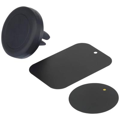 Renkforce RF-5044678 Telefoonhouder voor in de auto 360° draaibaar, Magneetbevestiging Bevestigingswijze (auto): Ventilatierooster Renkforce RF-5044678 Telefoonhouder voor in de auto 360° draaibaar, Magneetbevestiging Bevestigingswijze (auto): Ventilatierooster