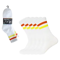 Gianvaglia 5-pak sportsokken met badstof - Unisex - Stevige multipack sportsokken met streep - dames en heren - thumbnail