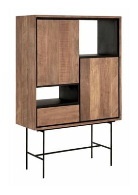 DTP Home Boekenkast 'Metropole' Teakhout, 150 x 100cm DTP Home Boekenkast 'Metropole' Teakhout, 150 x 100cm