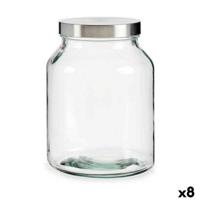 Blik Vivalto Transparant Zilverkleurig Zilver 3 L (8 Stuks) - thumbnail