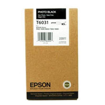 Epson Inktcartridge T6031 Origineel Foto zwart C 13 T 603100 Epson Inktcartridge T6031 Origineel Foto zwart C 13 T 603100
