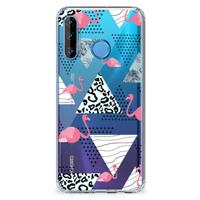 Huawei P30 Lite Case Anti-shock Flamingo Triangle - thumbnail