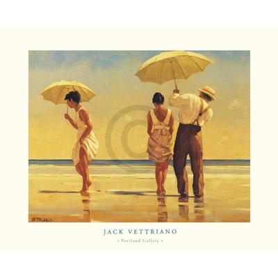 Kunstdruk Jack Vettriano - Mad Dogs 80x60cm