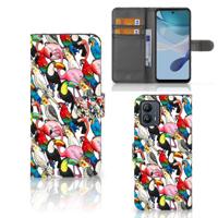 Motorola Moto G53 | Telefoonhoesje | Met pasjeshouder | Birds - thumbnail