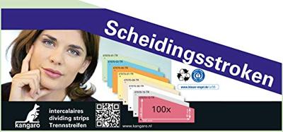 Kangaro 07070-01-TR Scheidingsstrook 2-gaats Trapezium 180gr RC Groen
